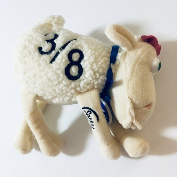 Serta Counting Sheep 3/8 Plush Stuffie Stuffed Animal Curto Toy 2000 Tag - Picture 2 of 16